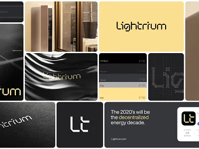 Lightrium — Visual Identity brand brand identity branding branding identity design energy futuristic identity logo logo design logomark logotype tech type visual visual identity wordmark