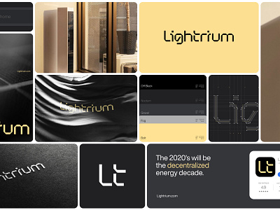 Lightrium — Visual Identity brand brand identity branding branding identity design energy futuristic identity logo logo design logomark logotype tech type visual visual identity wordmark