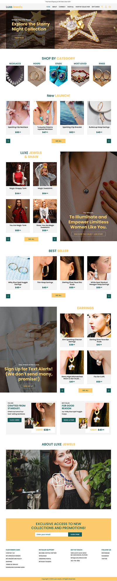 Jewelry eCommerce Store Design ecommerce web design ecommerce website ecommerce website design jewelry products website jewelry website design