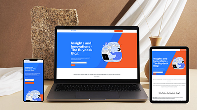 Buydesk Blog Page blog blog design blog layout blog page blog page design design web design website website design