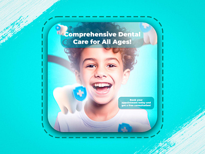 Modern Dental Social Media Poster Designs! 3d animation branding graphic design logo motion graphics ui