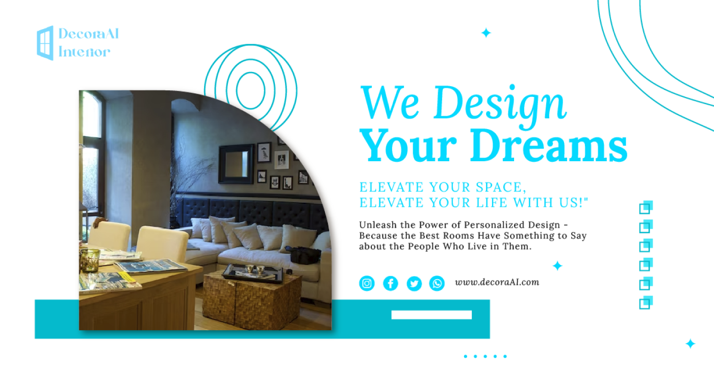 Logo and Banner Design for DecoraAI banner branding graphic design logo design