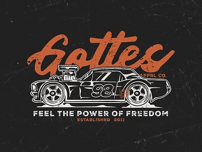 GOTTES apparel design art car poster graphic design illustration poster street wear designs vector