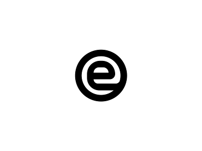 E Monogram black and white branding design e e branding e logo graphic design illustration letter e logo monogram