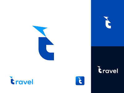 Travel Logo 3d aircraft animation aviation branding business clean company design design a logo flight logo graphic design graphics illustration logo motion graphics photoshop plane stationery ui