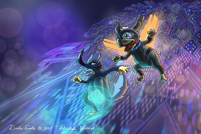 Adventure Buddies animals art character design concept design creature design illustration lighting