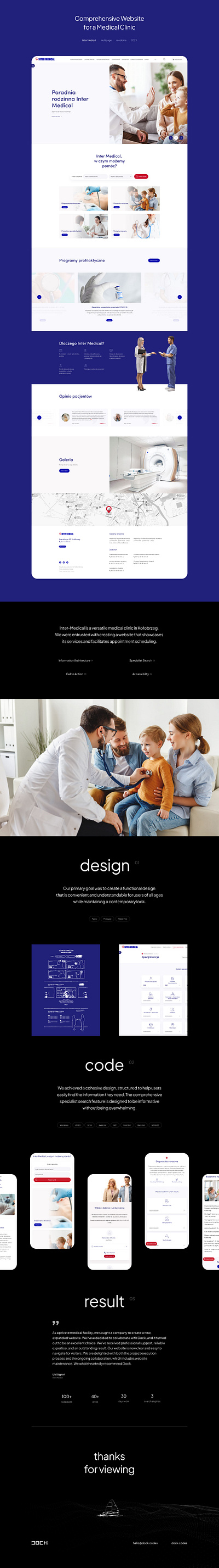 Comprehensive Website for a Medical Clinic design health healthcare medical ui ux webdesign website