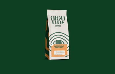 High Tide - CBD Coffee advertising branding design graphic design inspiration logo vector