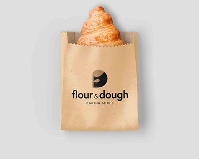 Flour & Dough - Bakery Brand Design branding graphic design illustration logo mockup photoshop typography ui vector