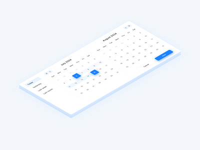 Date Picker UI Component app ui design calender design calender ui design clean ui design date picker date picker ui design minimal ui design ui design ui ux design web ui