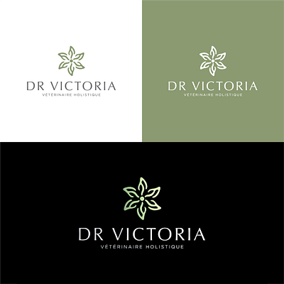 Geometrical Logo Design for a Clinic clinic clinic logo design design dr dr logo dynamic flat flower flower logo flower logo design geometrical geometrical logo design lettermark logo minimal modern symbolic v logo v logo design