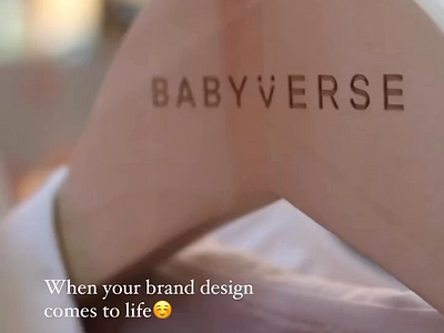 Babyverse Brand Design Development baby baby brand brand brand book brand design branding creative design graphic design kids clothing logo print typography uxui