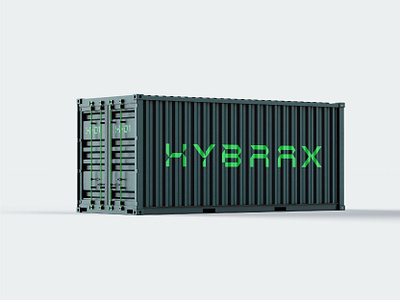 Hybrax – Container Branding branding container graphic design logo visual identity