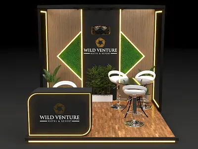 Wild Venture Hotel & Resort 3d branding graphic design logo motion graphics wild venture hotel resort