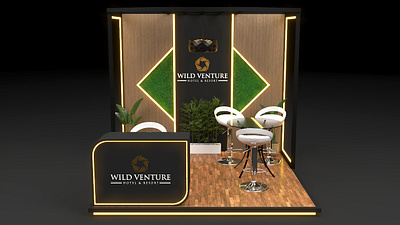 Wild Venture Hotel & Resort 3d branding graphic design logo motion graphics wild venture hotel resort