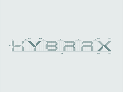 Hybrax – Logo Construction branding branding identity graphic design logo visual identity