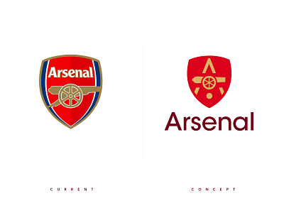 Arsenal FC concept rebranding arsenal ball branding cannon concept football graphic design gunners icon letter logo logo design mark minimal premier leauge rebranding soccer sport team