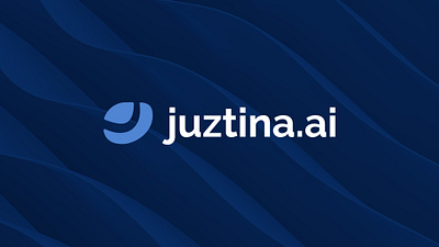 juztina.ai - LOGO DESIGN ai logo ai startup brand identity branding logo logo design logo ideas logo inspiration logotype mark design minimal startup logo tech logo