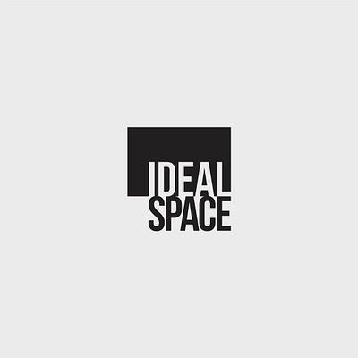 Ideal space branding logo