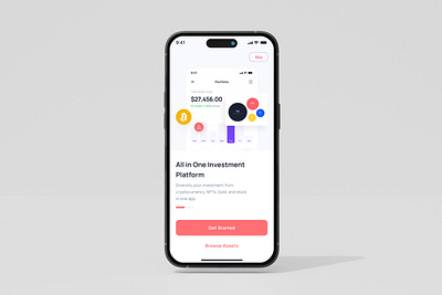 Trading & Finance App Design 3d app appdesign branding designers designthinking figma financeapp graphic design logo motion graphics tradingapp ui uiuxdesign userinterface ux webdesign