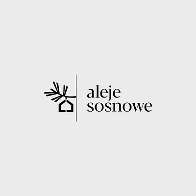 aleje sosnowe branding logo