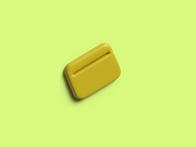 Yellow Card 3d card yellow yellow card