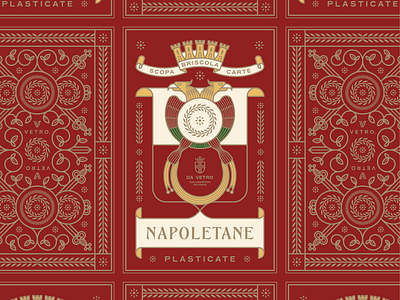 Napoletane Playing Cards historic illustration illustrator peter voth design playing cards vector