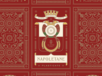 Napoletane Playing Cards historic illustration illustrator peter voth design playing cards vector