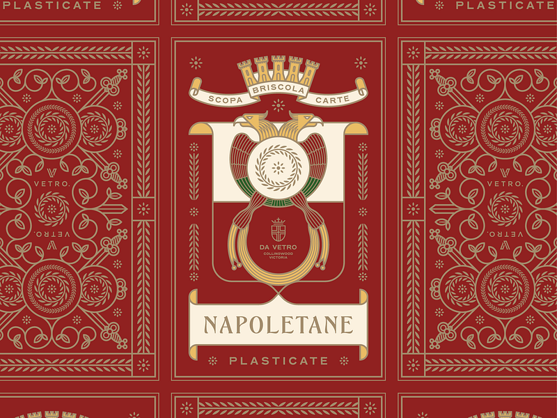 Napoletane Playing Cards historic illustration illustrator peter voth design playing cards vector