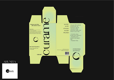 Curame - Skincare packaging branding graphic design