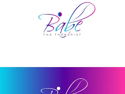 Typography Therapist/Wellness Logo brand identity branding creative logo design graphic design illustration logo logotype therapist typography vector wellness