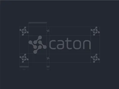 Caton Technology – Logo Clear Space brand idenity branding graphic design logo logo clear space logo design visual identity