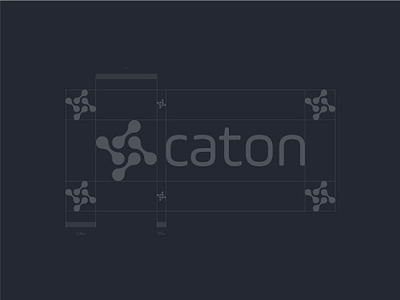 Caton Technology – Logo Clear Space brand idenity branding graphic design logo logo clear space logo design visual identity