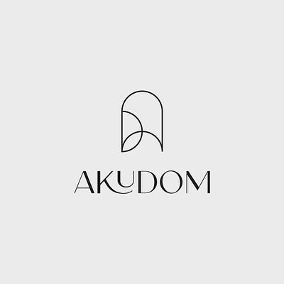 Akudom branding logo