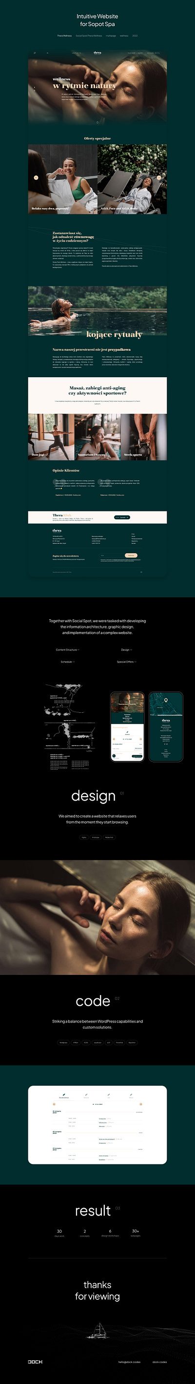 Intuitive Website for Sopot Spa beauty design graphic design green pleasure spa ui ux webdesign