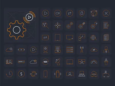 Caton Technology – Brand Iconography brand identity branding graphic design iconography icons logo visual identity