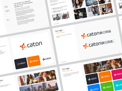 Caton Technology – Brand Guidelines brand guidelines brand identity branding graphic design logo visual identity