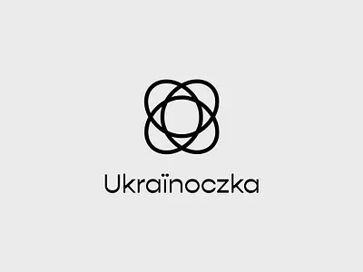 Ukrainoczka branding logo