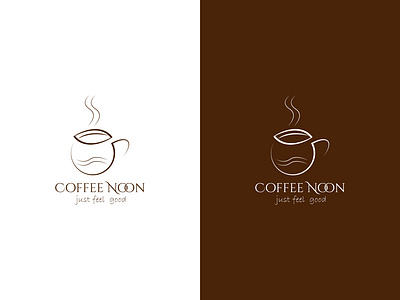 Coffee Noon or Coffee Shop minimalist Logo Design attactive logo awesome logo coffee logo coffee logo design coffee manufacture logo coffee noon logo coffee shop logo coffee wholesale logo lequid coffee logo logo logo design minimal logo minimalist coffee logo tea shop logo