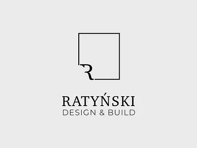 Ratyński design & build branding logo