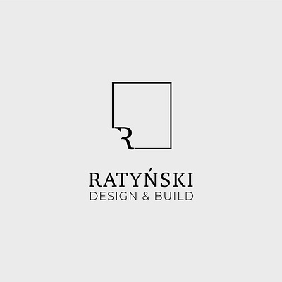 Ratyński design & build branding logo