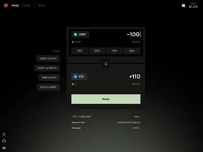 Hanji: Swap bitcoin blockchain crypto cryptocurrency dapp dex ethereum exchange network swap token trade trading transaction transfer web3 website website design