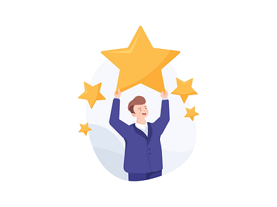 Review Lottie Animation 5 star 5 star review animation branding customer customer feedback customer review design feedback five star rating illustration lottie motion graphics rate rating review star ui user review