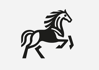 HORSE - LOGO animal animals branding design graphic design horse horser icon identity illustration jump logo marks run runner symbol ui