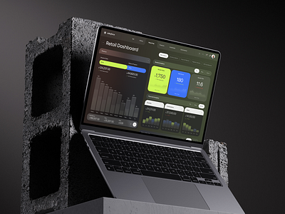 Retail Management CRM Dashboard app crm dashboard design interface pos product retail saas sales software ui ux web