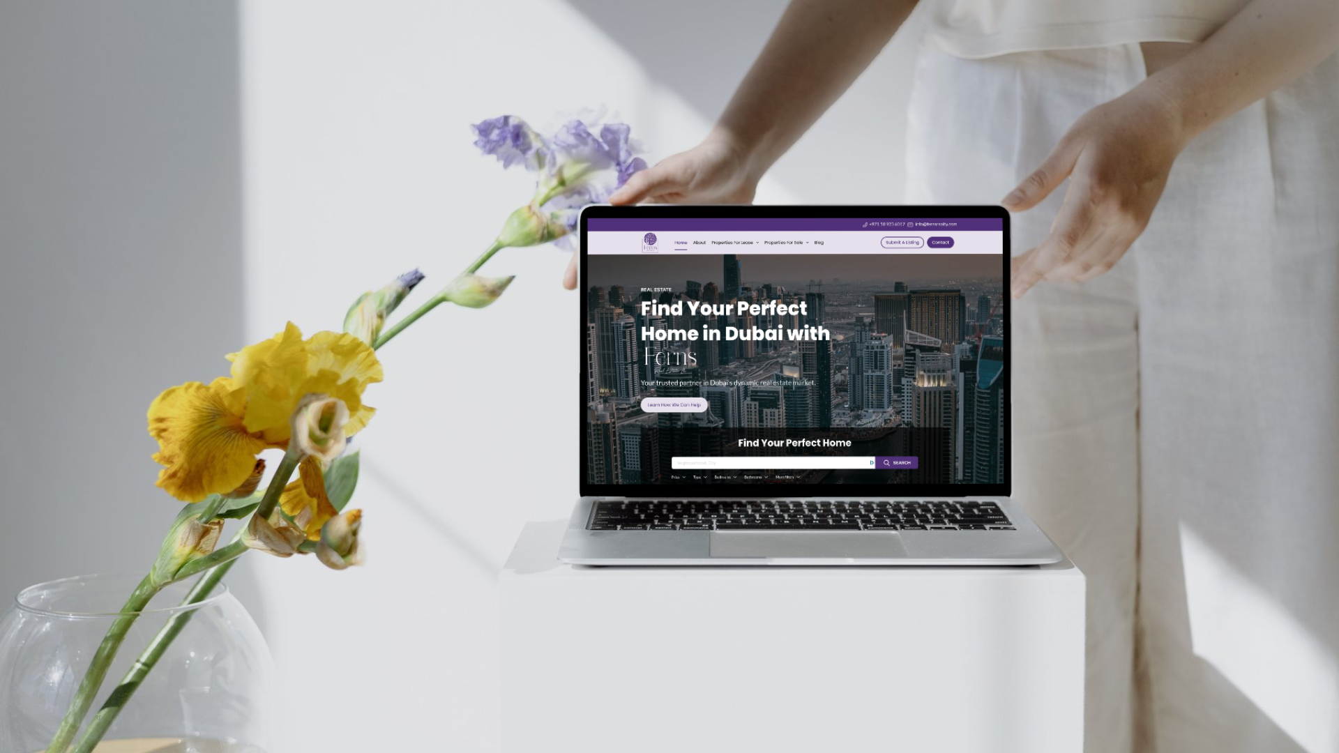 Example of Real Estate Website Design