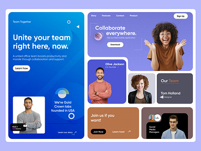 IT Agency Landing Page Design design figma graphic design illustration landing page ui uiux website