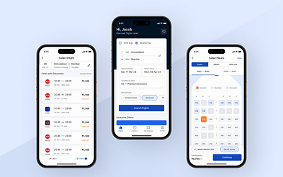 Jetfly - Flight Booking App figma flight booking app mobile app ui uiux