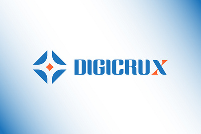 DIGICRUX LOGO DESIGN adobe illustrator brand brand design brand identity branding design graphic logo logo design minimalist logo portfolio simple logo visual identity