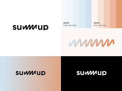 Summup Branding branding design graphic design illustration logo summup branding typography ui vector